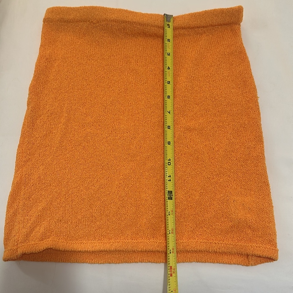 NEW Amazon Orange Sleeveless Knit 2 Piece Set Size S - Picture 9 of 12